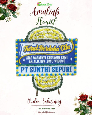 Papan Bunga Duka di Kalimulya