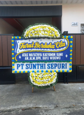 Papan Bunga Duka di Kalimulya