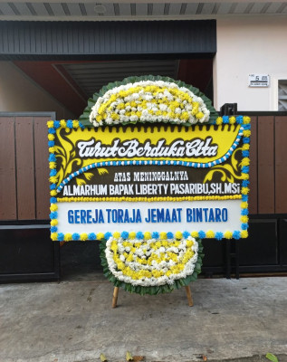 Papan Bunga Duka di Kalimulya